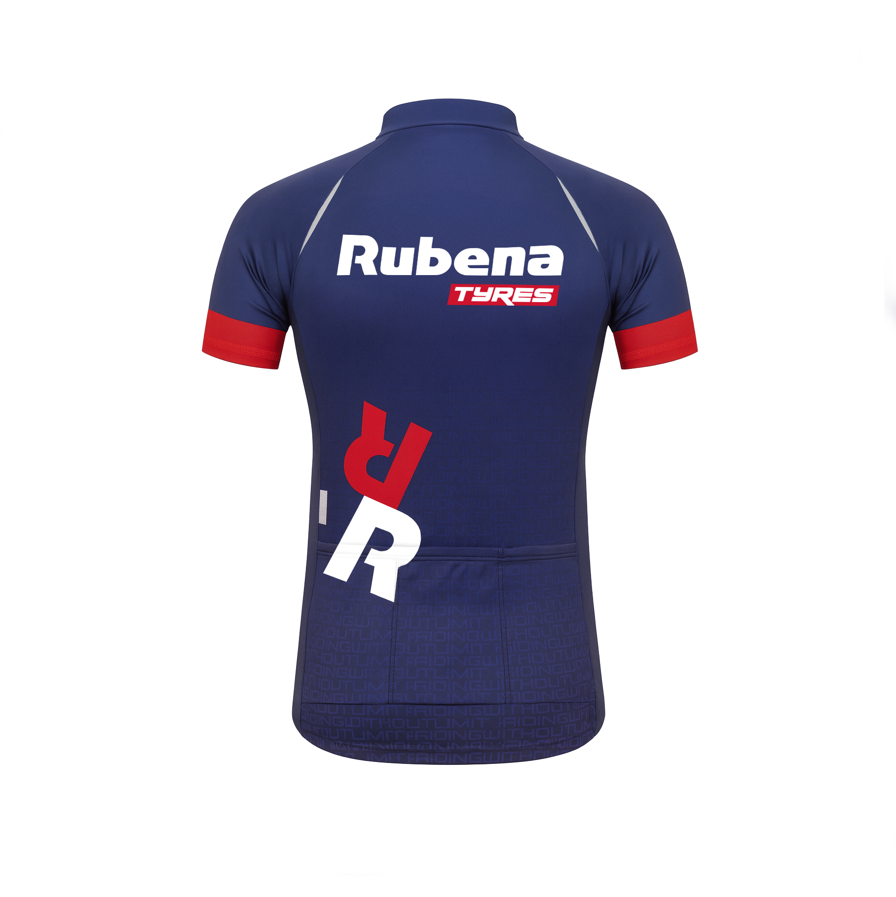 Modrý dres na kolo s logem rubena